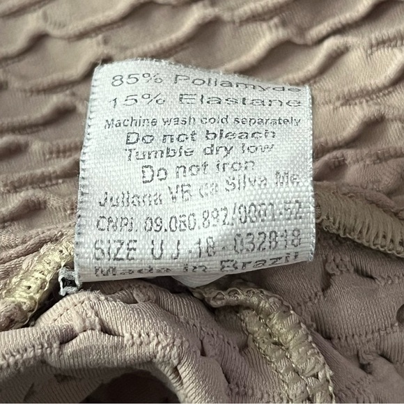 Booty by Brabants Brown Leggings Sleek Form-Fitting Croco Size Small-Large - Picture 11 of 12